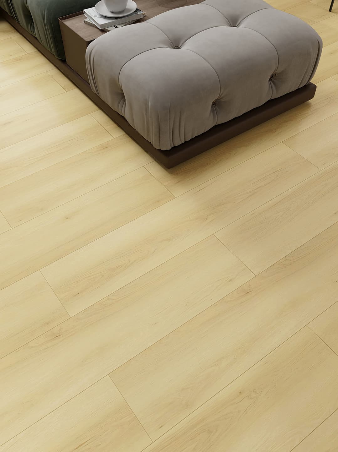 Flooring staged for delivery at a jobsite